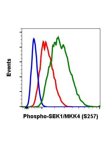 Phospho-SEK1/MKK4 (Ser257) (C5) rabbit mAb