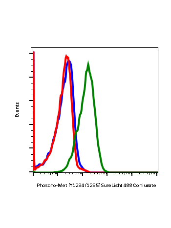 Phospho-MET(Tyr1234/Tyr1235) (6F11) rabbit mAb SureLight®488 conjugate