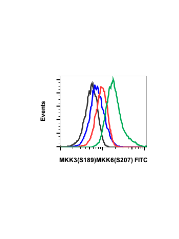 Phospho-MKK3 (S189)/MKK6 (S207) (D3) rabbit mAb FITC conjugate