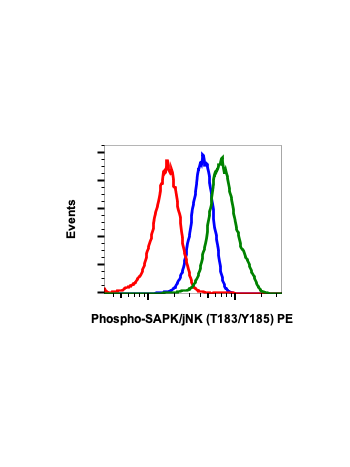Phospho-SAPK/JNK (Thr183/Tyr185) (A11) rabbit mAb PE conjugate